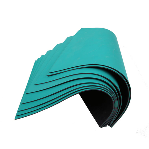 Grüne ESD-Tischmatte für Werkbank