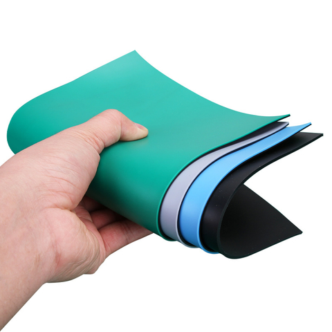 ESD-Tischmatte, grün, Labor-Gummimatte