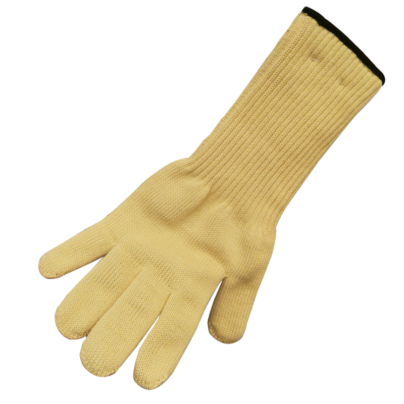 Hitzebeständige Handschuhe aus Baumwolle mit benutzerdefiniertem Logo in Lebensmittelqualität, 500 °C