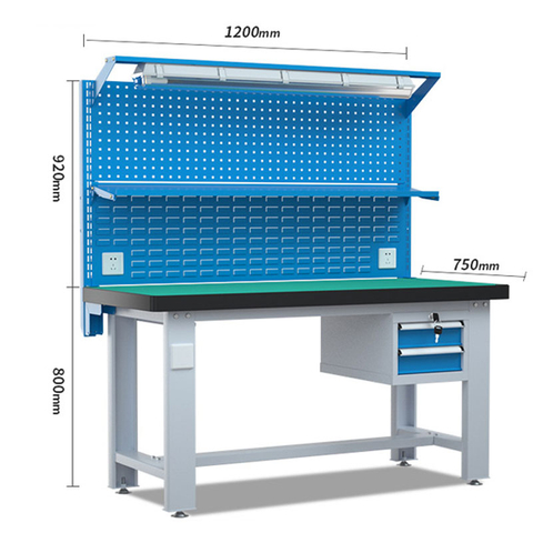 Einstellbarer antistatischer ESD-Laborarbeitsplatz für Reinräume
