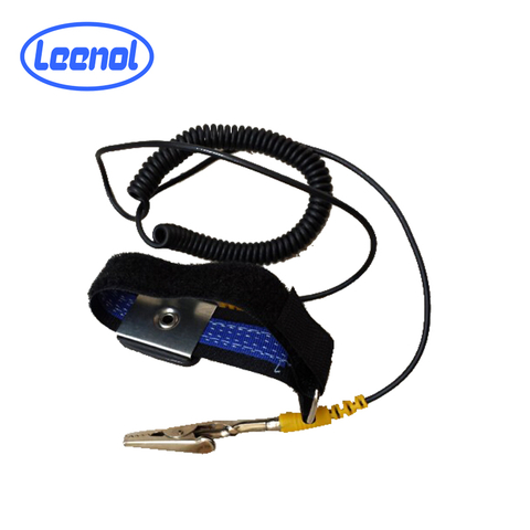 Antistatischer ESD-Armband mit Klettverschluss für Reinräume